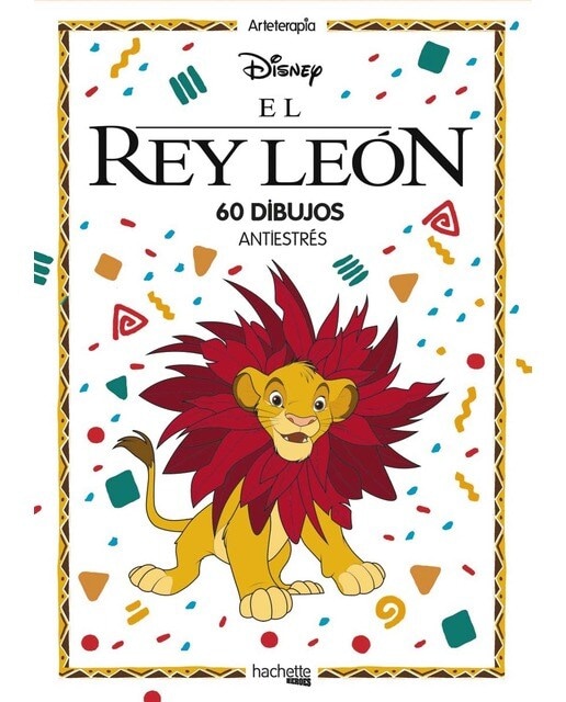 Arteterapia. El rey león  (Tapa blanda con solapas)