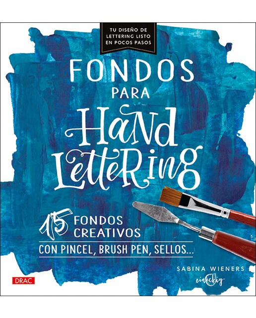 Fondos para handlettering: 15 fondos creativos con pincel, brush pen, sellos 1