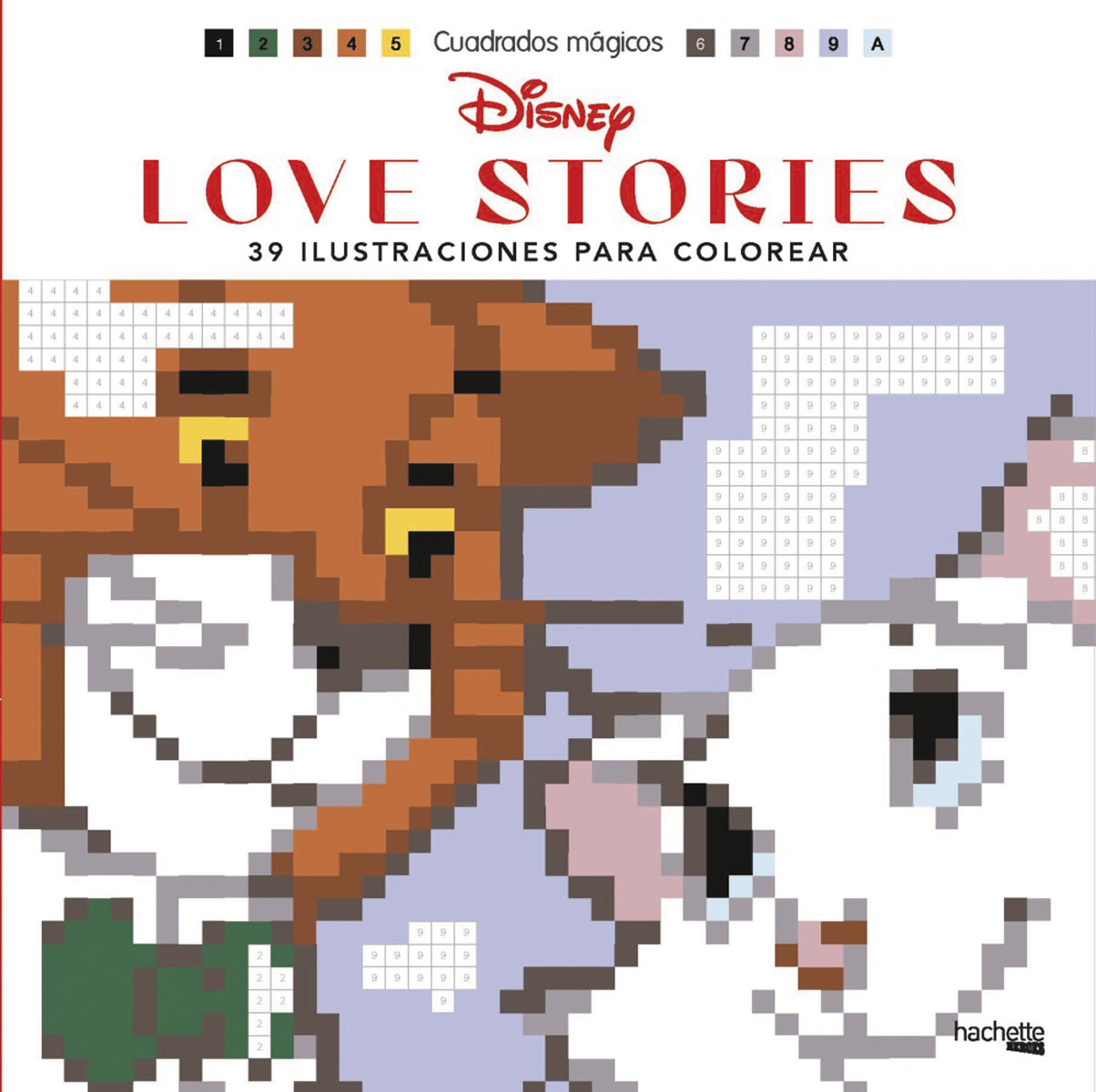 Cuadrados mágicos-Disney Love stories: Carrés Magiques / Mystères Love stories (Capa mole) 1