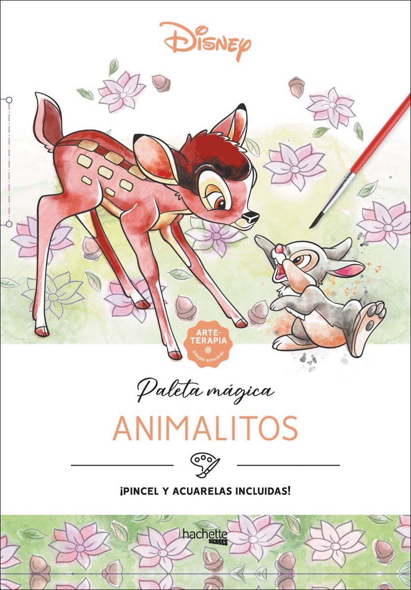 Arteterapia. Paleta mágica. Animalitos Disney 1
