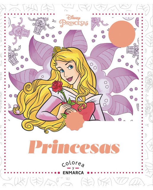 Arteterapia. Colorea y enmarca. Princesas(Tapa blanda) 1