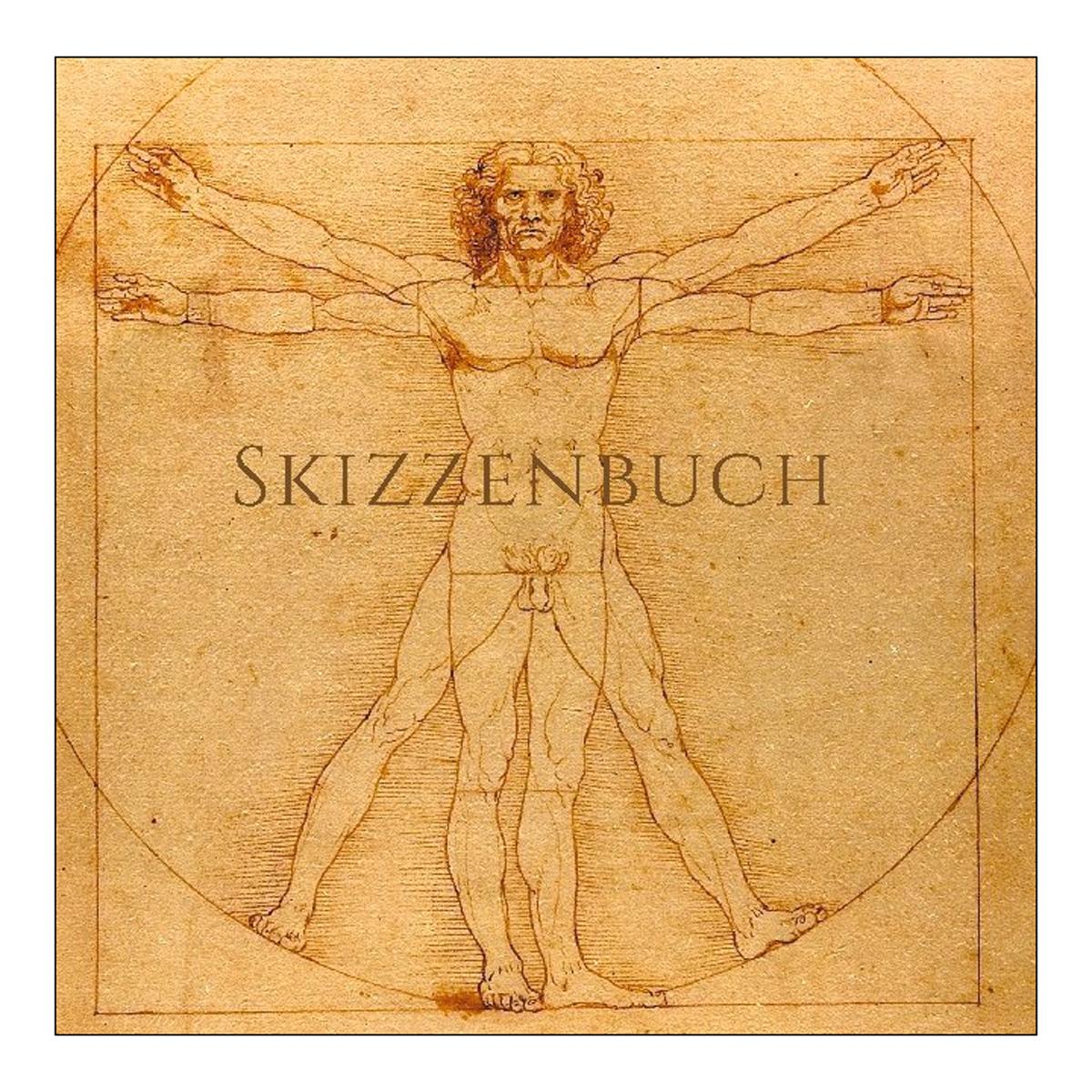Skizzenbuch 1000 Seiten - quadratisch 1