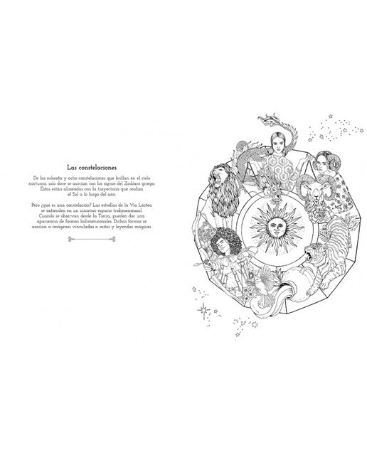 Astrología para colorear: Libros para colorear para adultos(Tapa blanda) 4