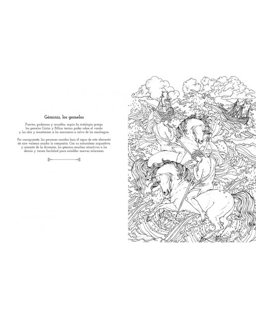 Astrología para colorear: Libros para colorear para adultos(Tapa blanda) 5