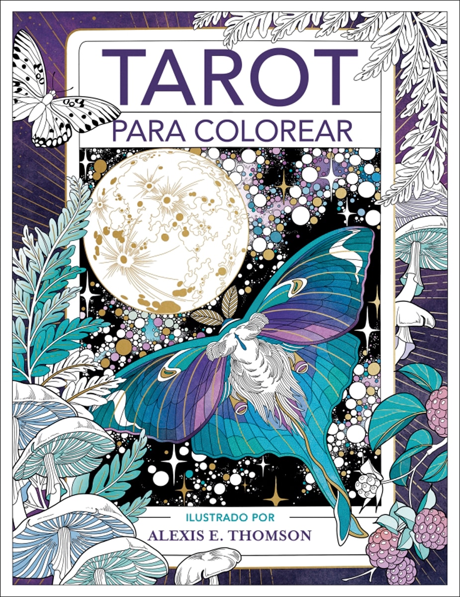 Tarot para colorear: Libros para colorear para adultos(Tapa blanda) 1