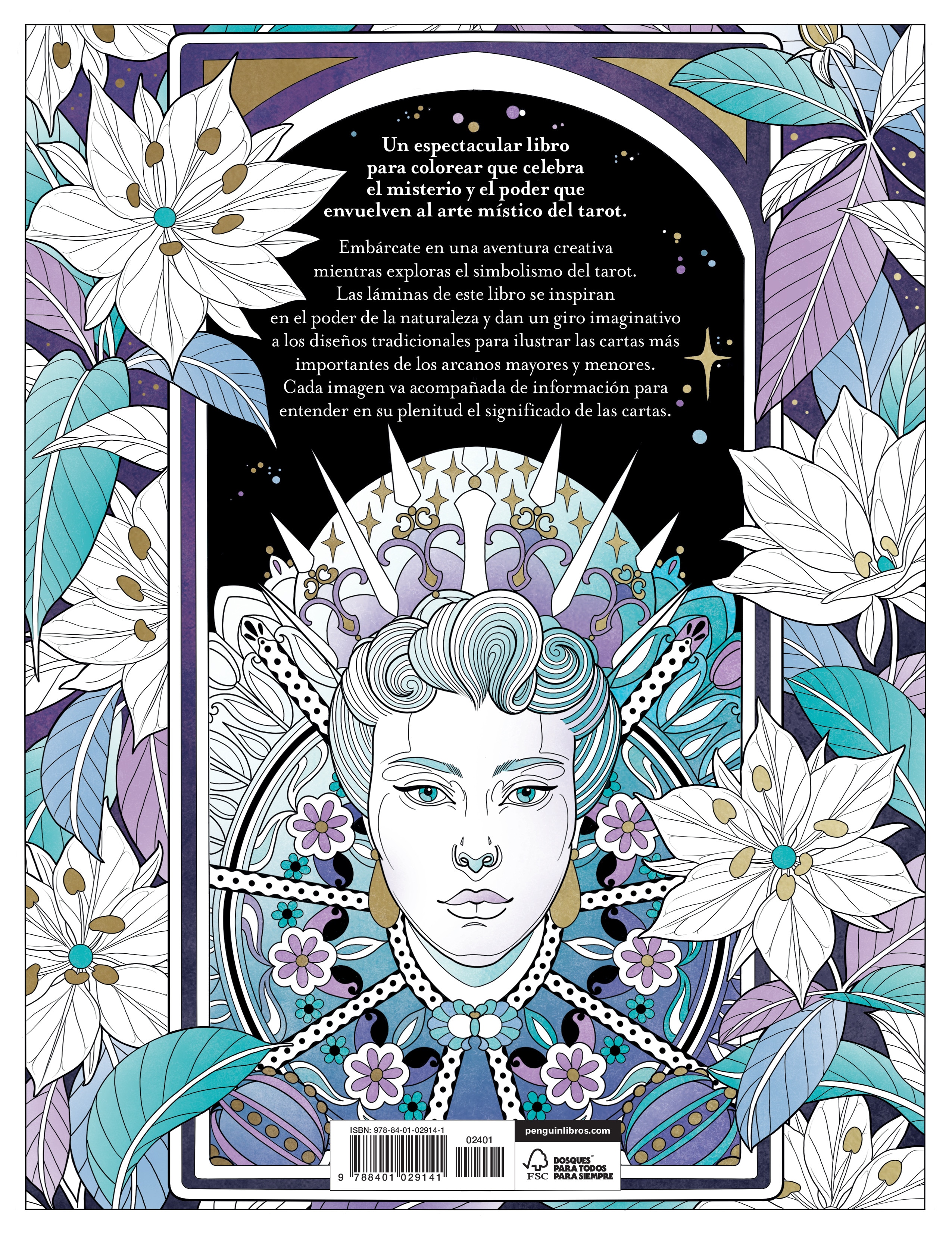 Tarot para colorear: Libros para colorear para adultos(Tapa blanda) 2