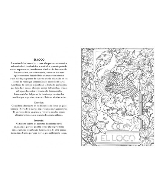 Tarot para colorear: Libros para colorear para adultos(Tapa blanda) 4