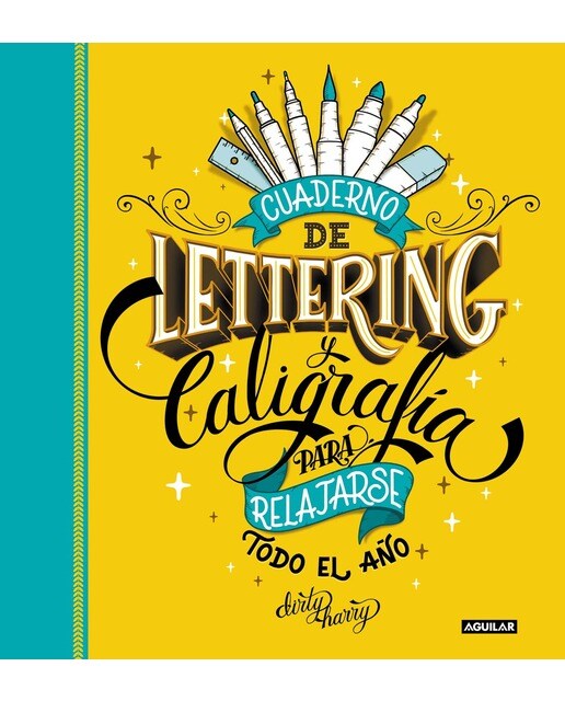 Cuaderno de Lettering y Caligrafía para relajarse todo el año (Capa mole) 1