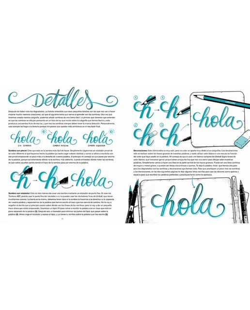 Cuaderno de Lettering y Caligrafía para relajarse todo el año (Capa mole) 3