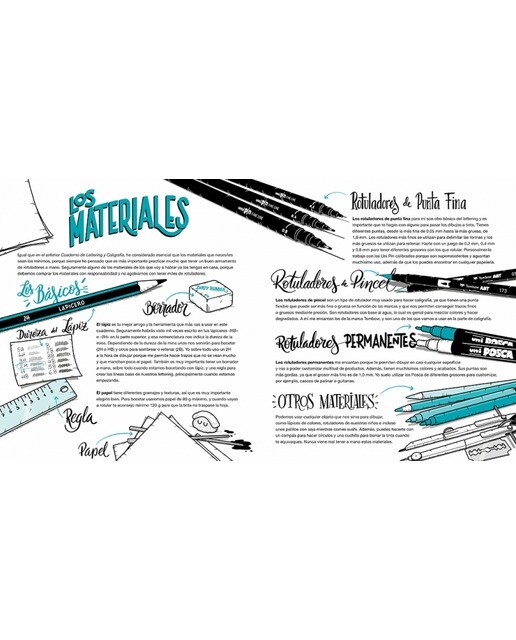Cuaderno de Lettering y Caligrafía para relajarse todo el año (Capa mole) 6