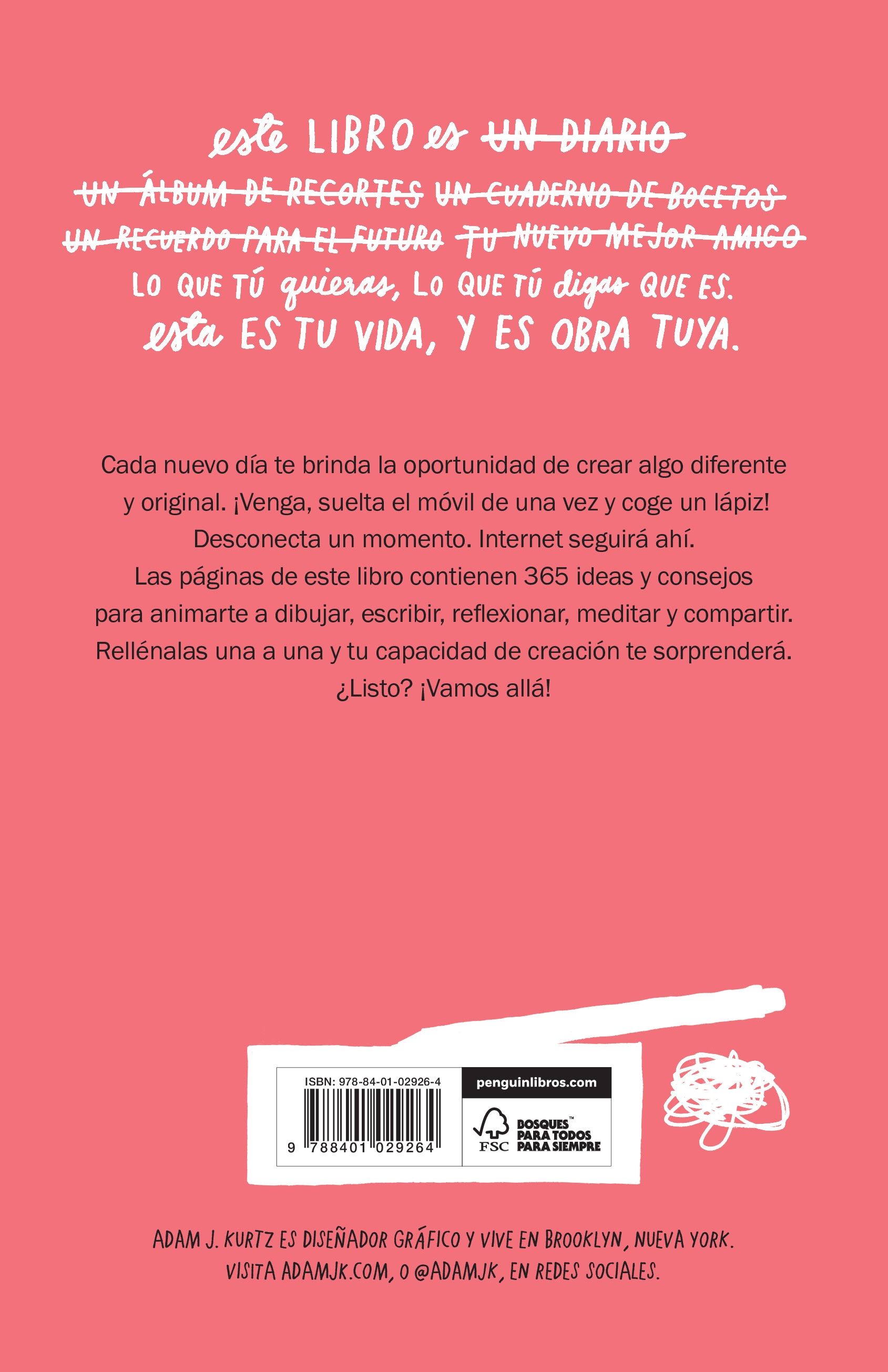 Esto no es (solo) un diario. Edición en coral flúor: Échale creatividad a tu vida página a página (Capa mole) 2