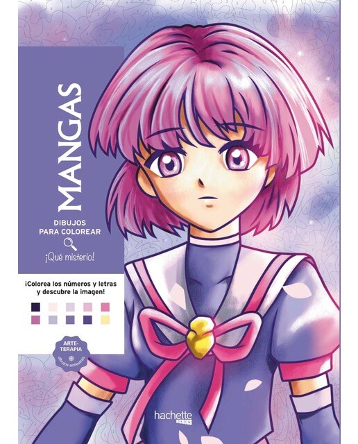 Dibujos para colorear. ¡Qué misterio! Mangas 1