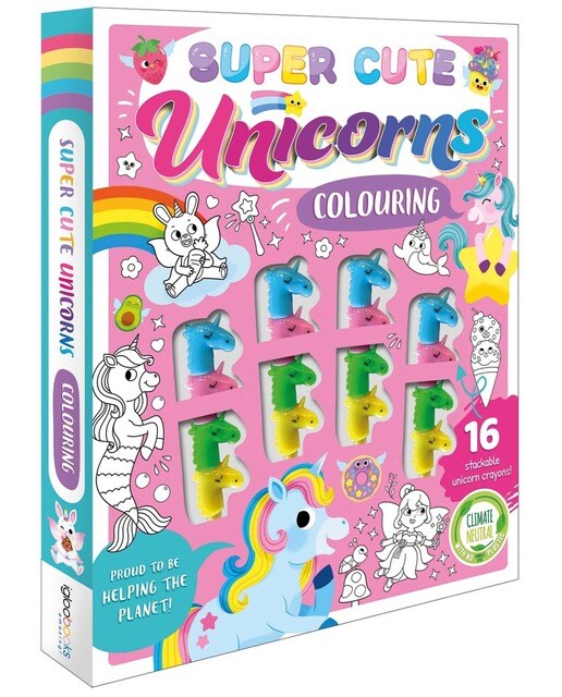 Super cute unicorns colouring 1