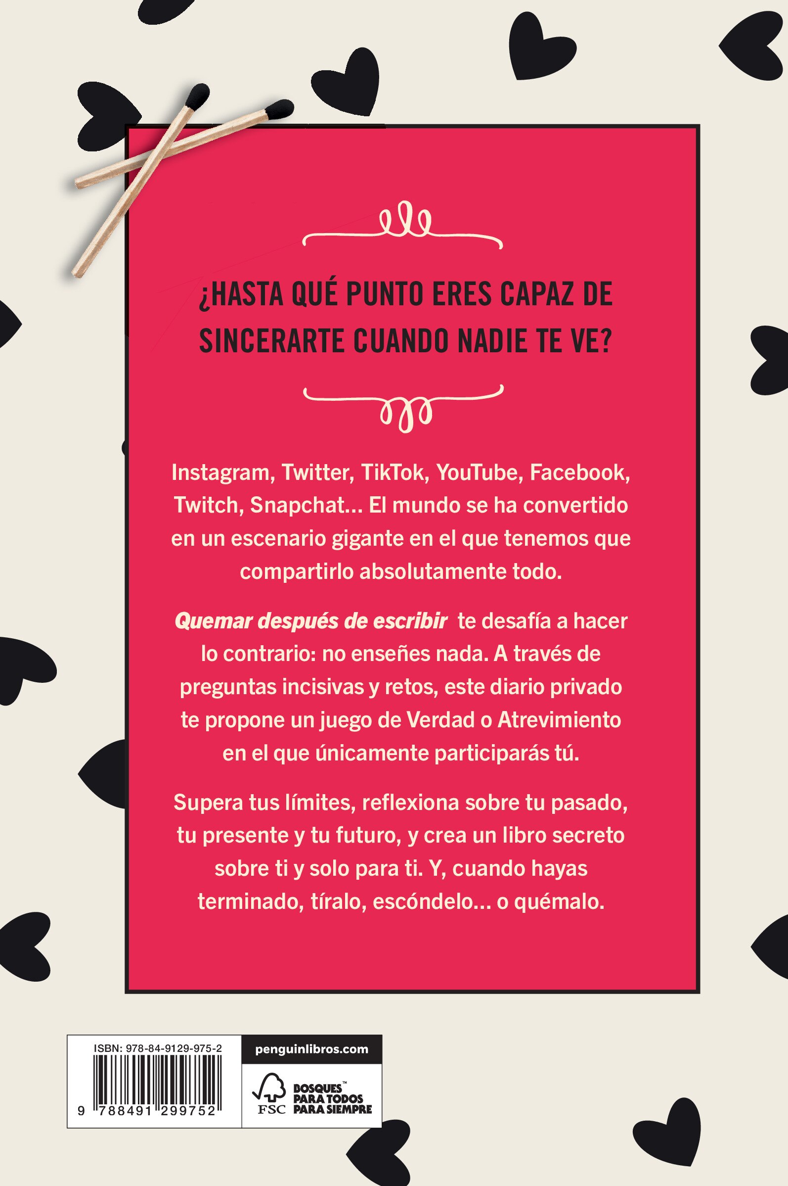 Quemar después de escribir (EDICIÓN OFICIAL CORAZONES): Un diario creativo que invita a la reflexión, al autodescubrimiento y a canalizar (Capa mole) 2