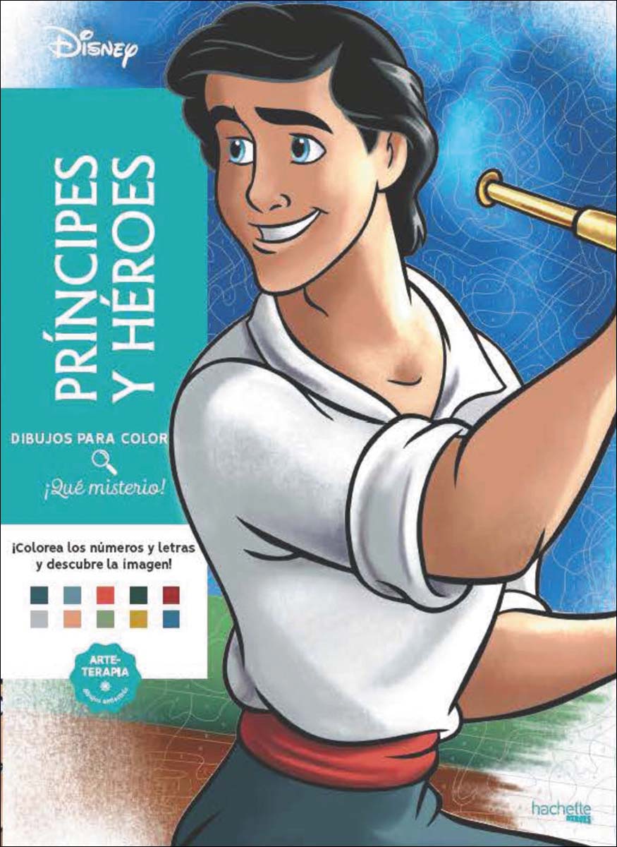 Dibujos para colorear, ¡qué misterio! Príncipes y Héroes (Capa mole com abas) 1
