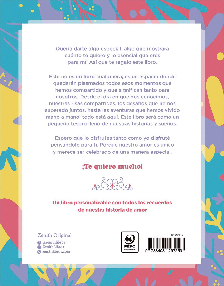 Amarte es mi historia favorita: Nuestro libro de recuerdos 2
