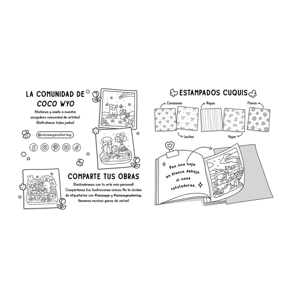 Abrazos blanditos: Un mundo cozy y adorable para colorear y relajarse ideal para niños y adultos (Capa mole) 3