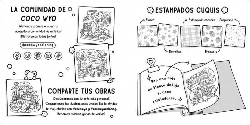 Pequeño refugio: Un mundo cozy y adorable para colorear y relajarse ideal para niños y adultos  (Tapa blanda) 2