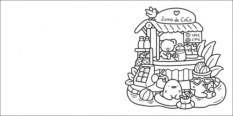 Pequeño refugio: Un mundo cozy y adorable para colorear y relajarse ideal para niños y adultos  (Tapa blanda) 4