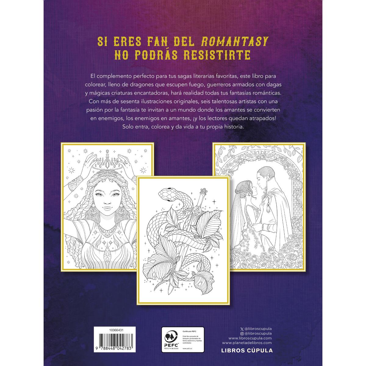 Romantasy: Un libro para colorear (Capa mole) 2