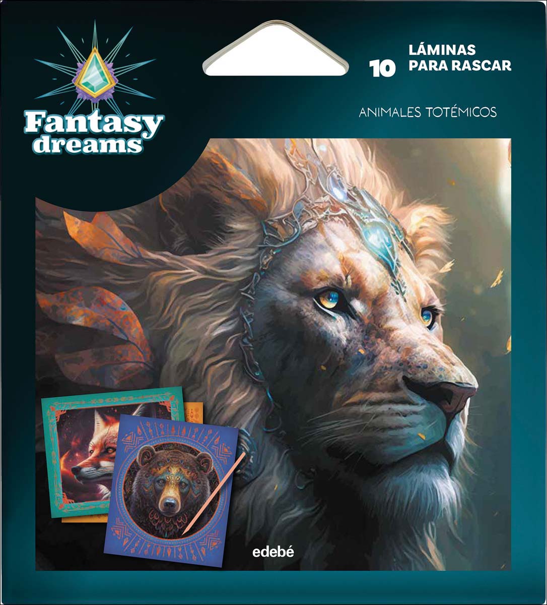 LÁMINAS PARA RASCAR: ANIMALES TOTÉMICOS 1