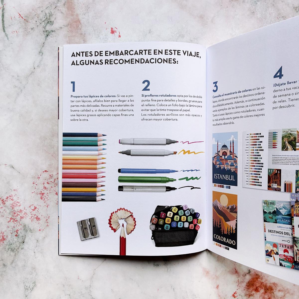 DESTINOS DEL MUNDO: 40 láminas misteriosas para colorear por números (Capa mole com abas) 4
