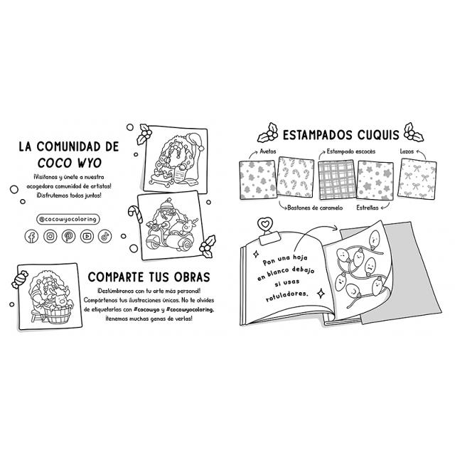 Dulce Navidad: Un mundo adorable para colorear y relajarse (Tapa blanda) 4