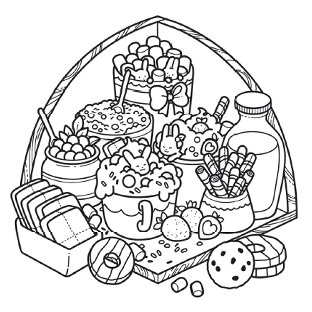 Cuaderno Cozy: Colorea un universo tierno y acogedor (Capa mole) 5