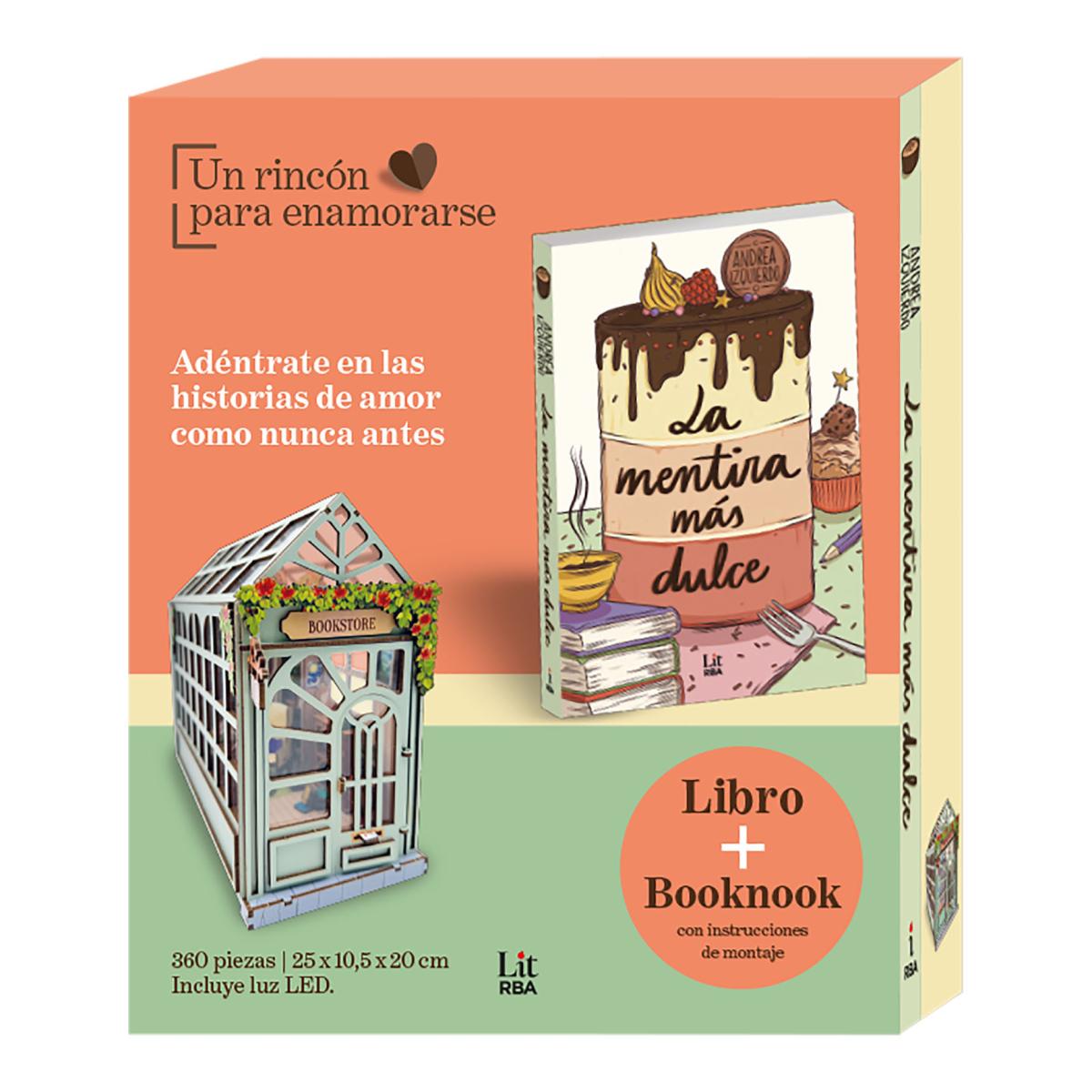 Imagem 0 de Un rincón para enamorarse: Kit Book nook librería + Libro romántico (Capa mole)
