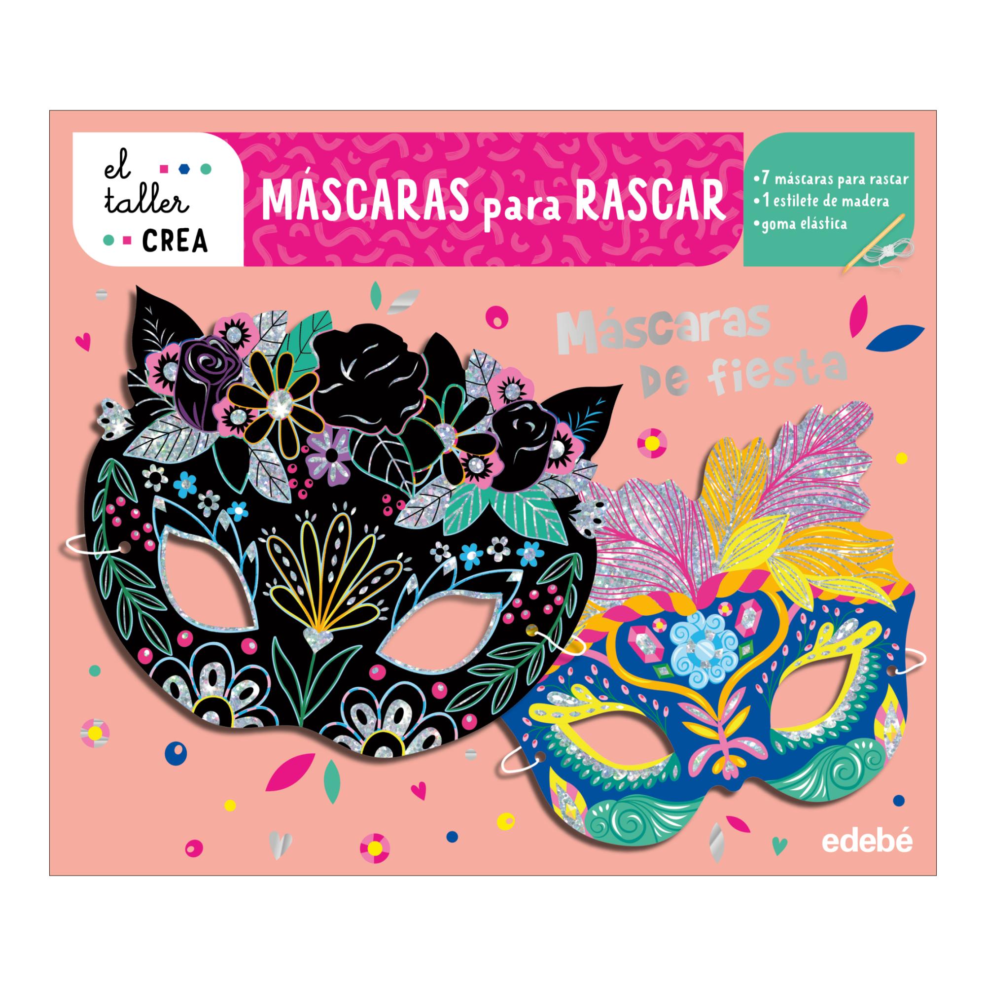 MÁSCARAS PARA RASCAR. MÁSCARAS DE FIESTA 1