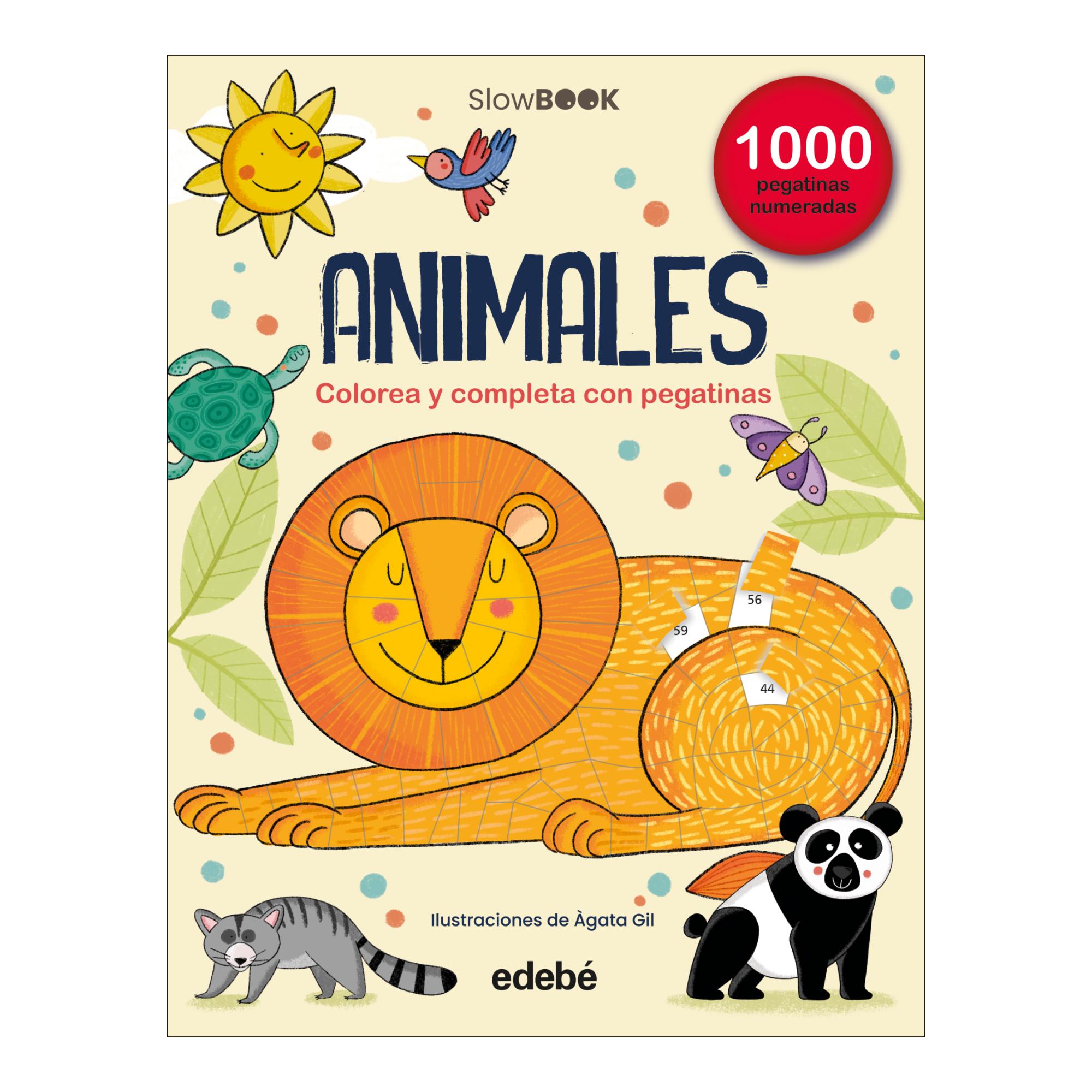 ANIMALES (1000 pegatinas numeradas) - SlowBOOK 1