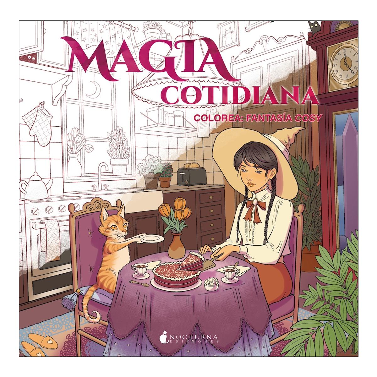 Magia cotidiana. Colorea: Fantasía cosy 1