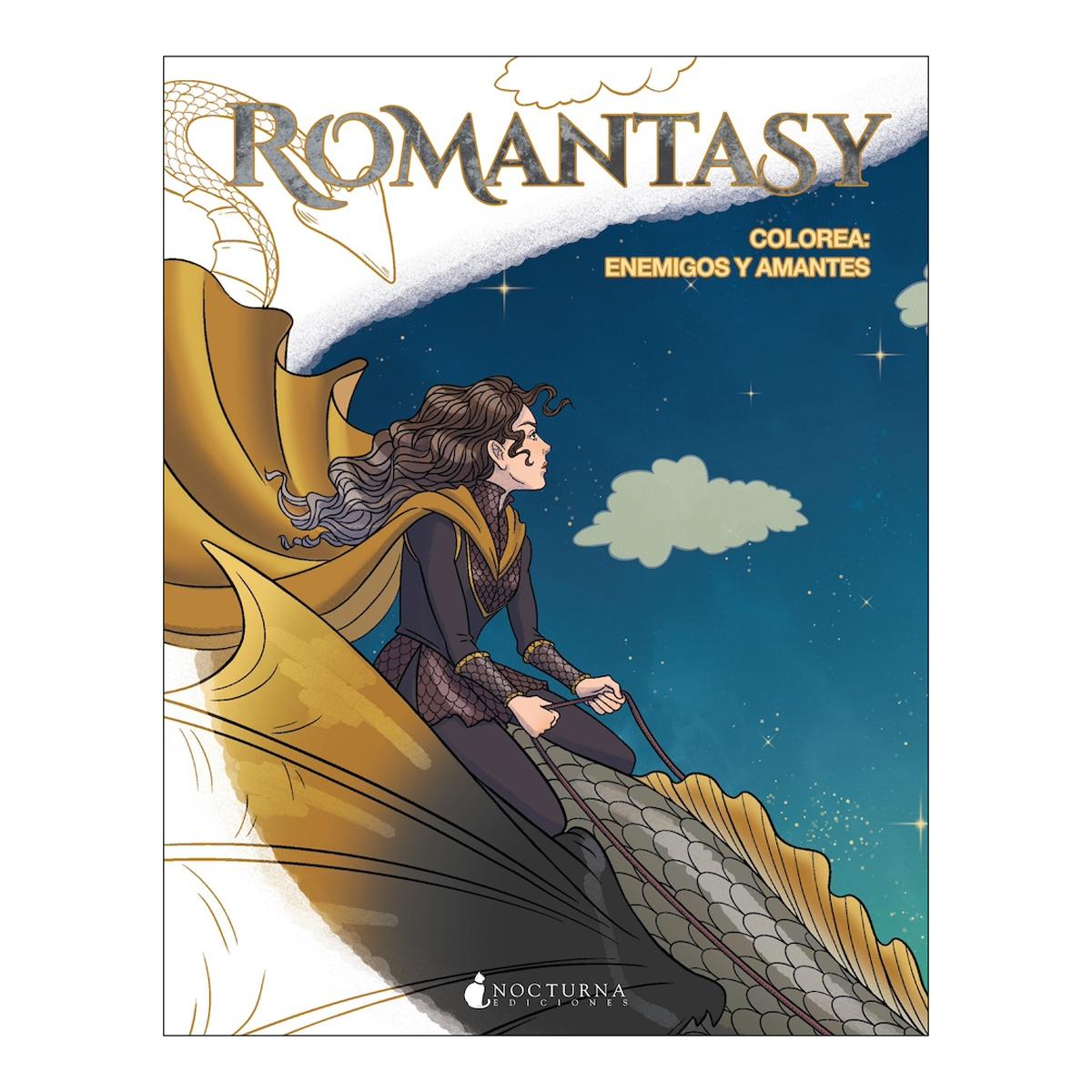 Imagem 0 de Romantasy. Colorea: Enemigos y amantes (Capa mole)
