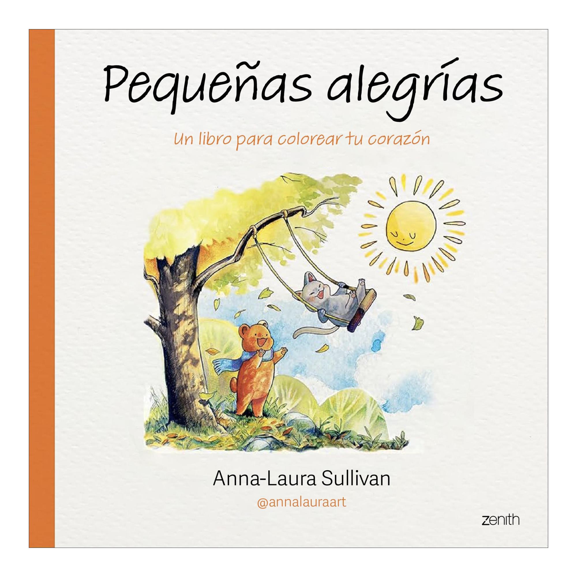 Imagem 0 de Pequeñas alegrías: Un libro para colorear tu corazón (Capa mole com abas)