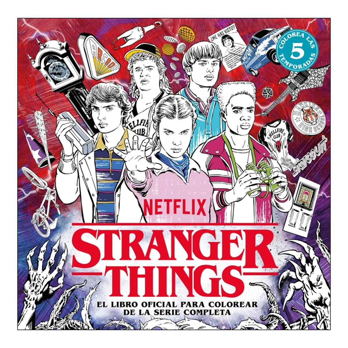 Imagem 0 de Stranger Things. El libro oficial para colorear de la serie completa: Colorea las 5 temporadas (Capa mole)