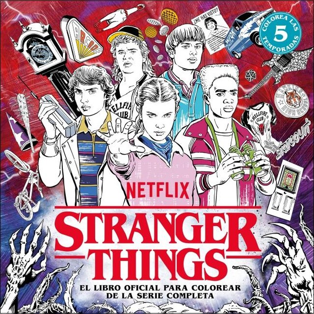 Imagem 0 de Stranger Things. El libro oficial para colorear de la serie completa: Colorea las 5 temporadas (Capa mole)