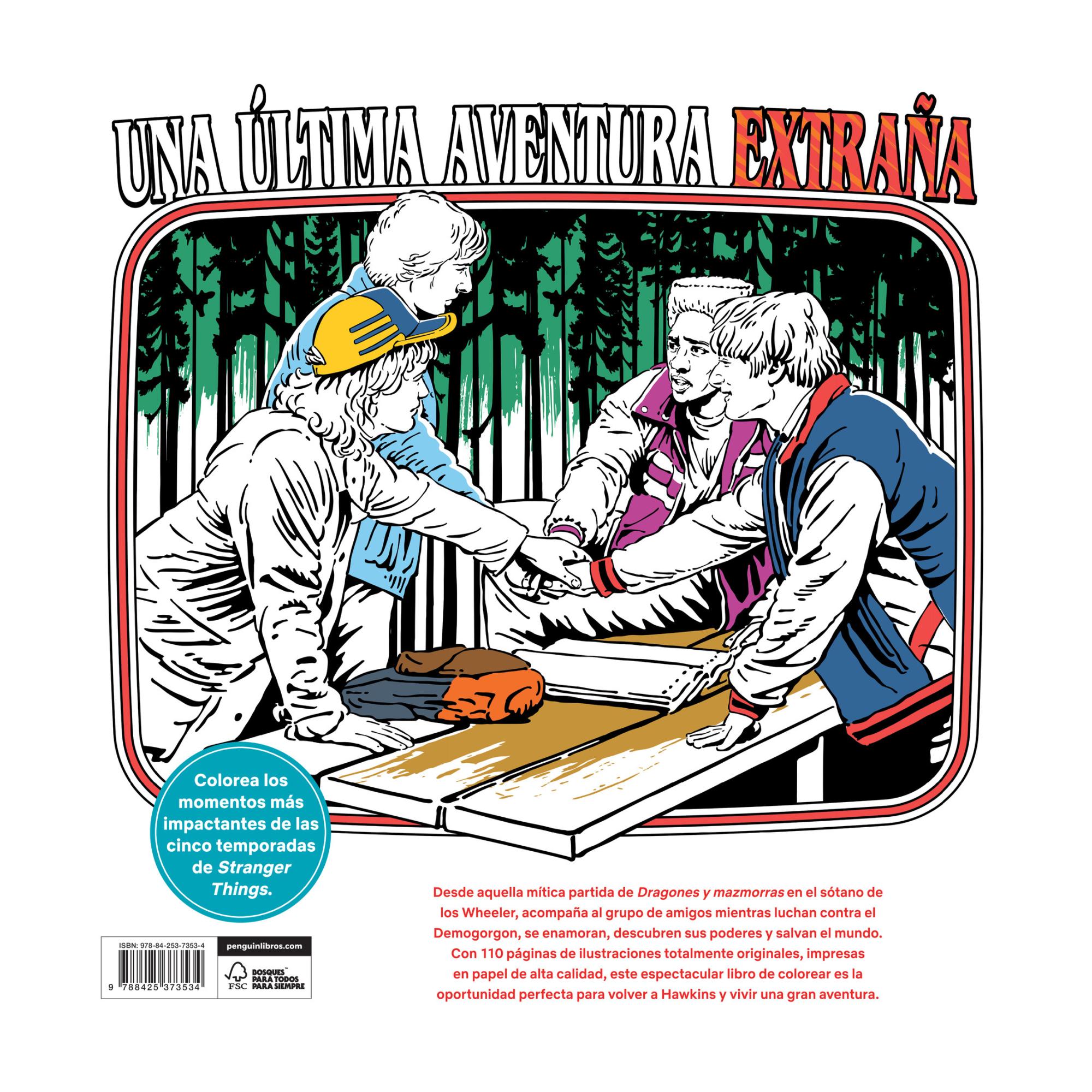 Stranger Things. El libro oficial para colorear de la serie completa: Colorea las 5 temporadas  (Tapa blanda) 2
