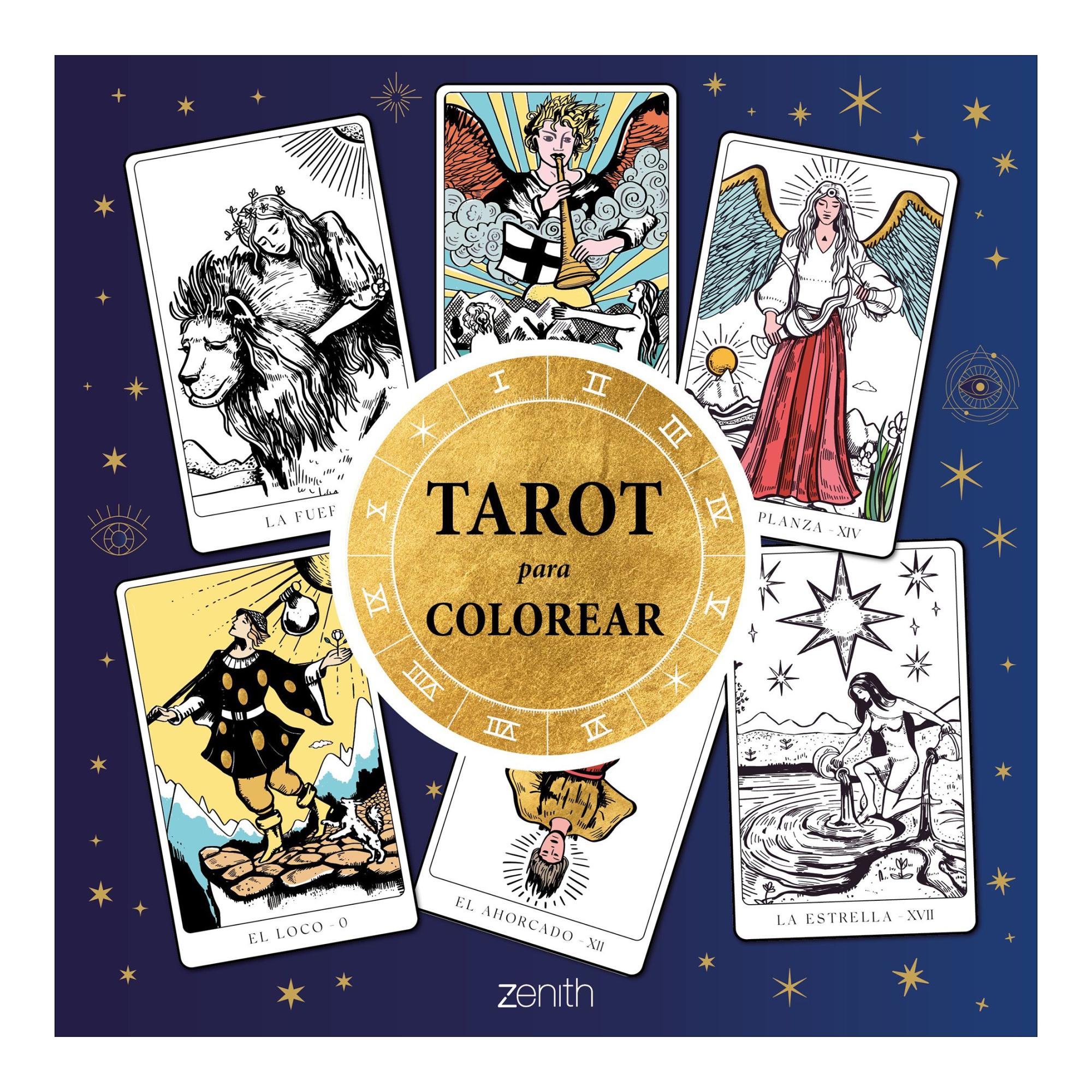 Tarot para colorear: Colorea las cartas más mágicas (Capa mole) 1