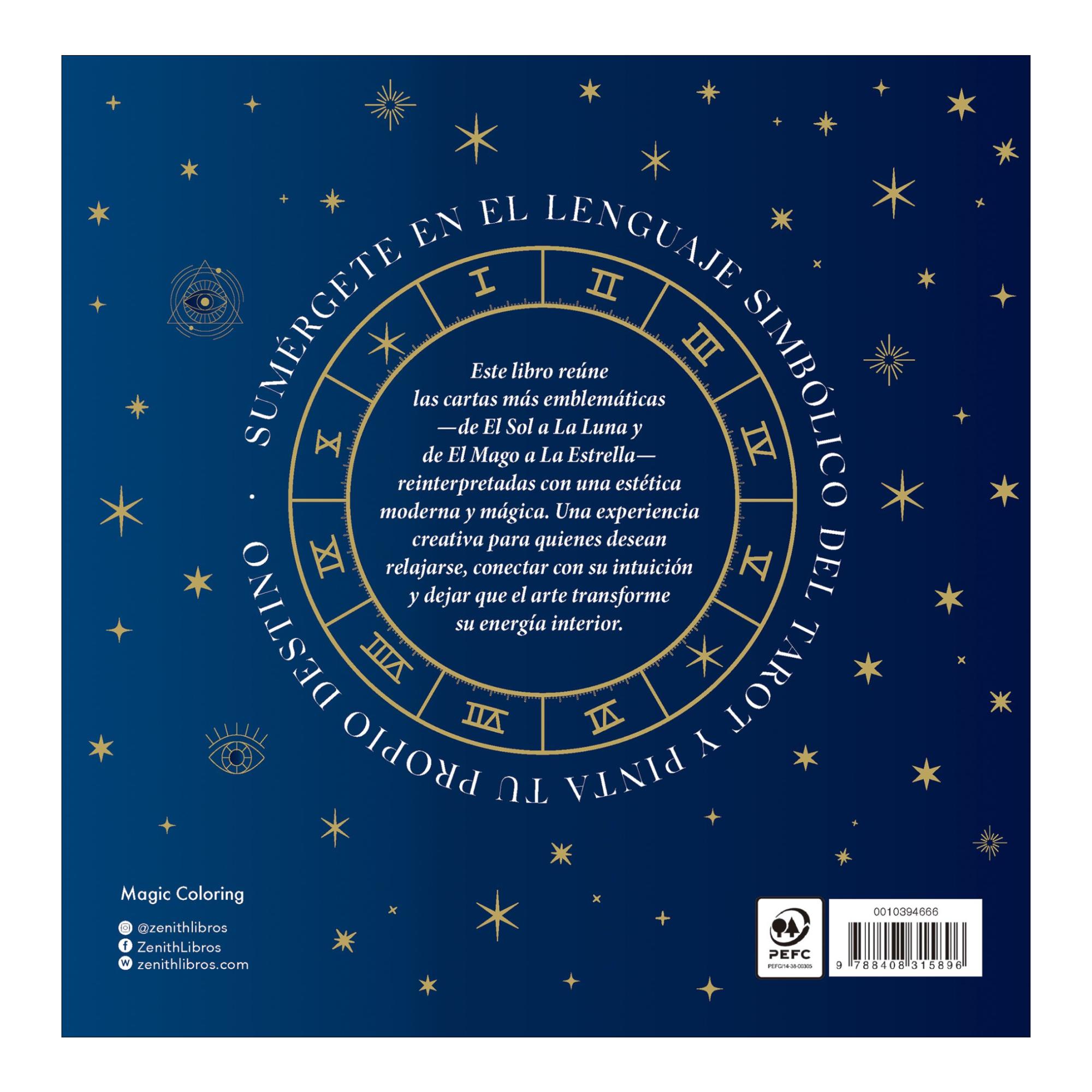 Tarot para colorear: Colorea las cartas más mágicas (Capa mole) 2