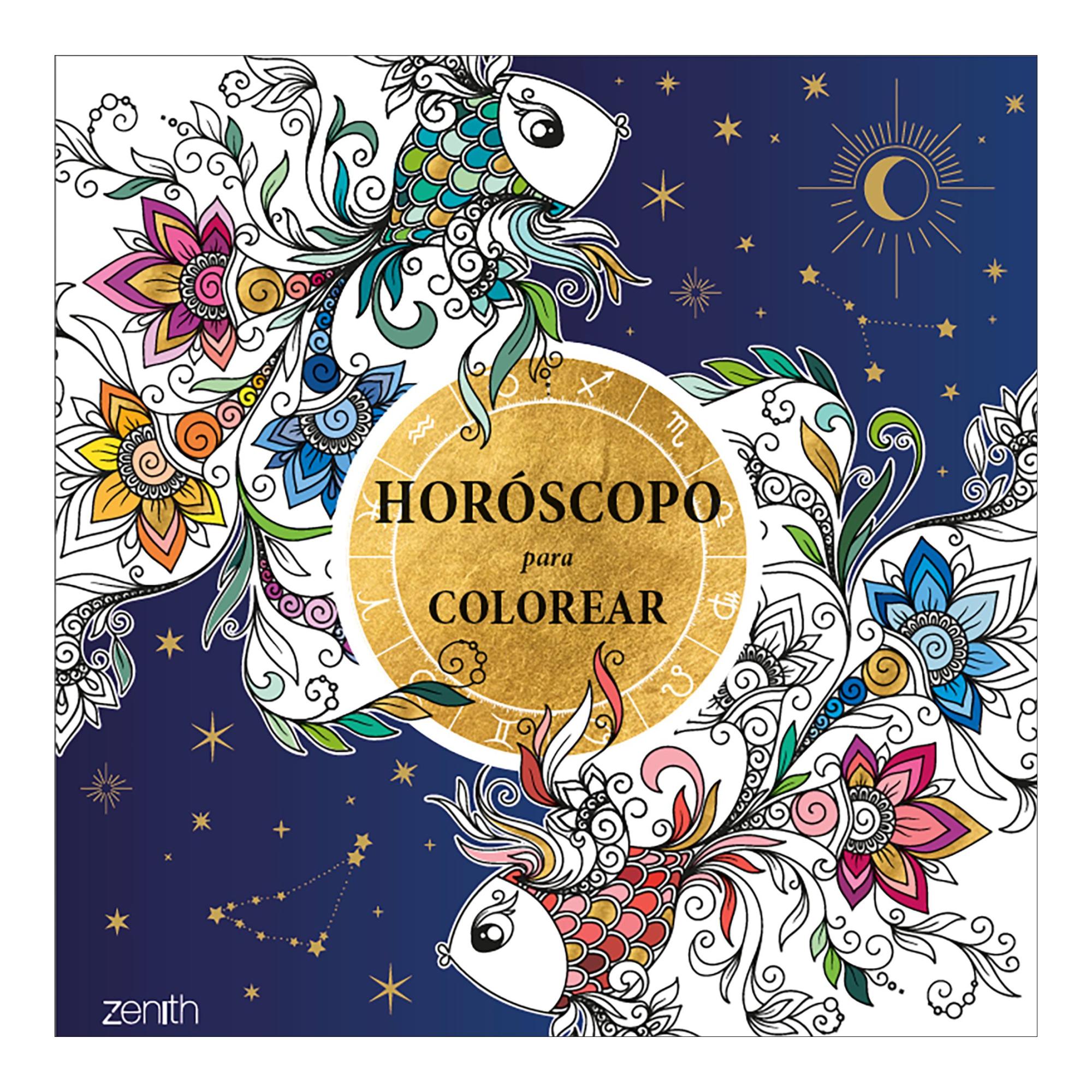 Imagem 0 de Horóscopo para colorear: Colorea los signos, planetas y constelaciones del zodíaco (Capa mole)