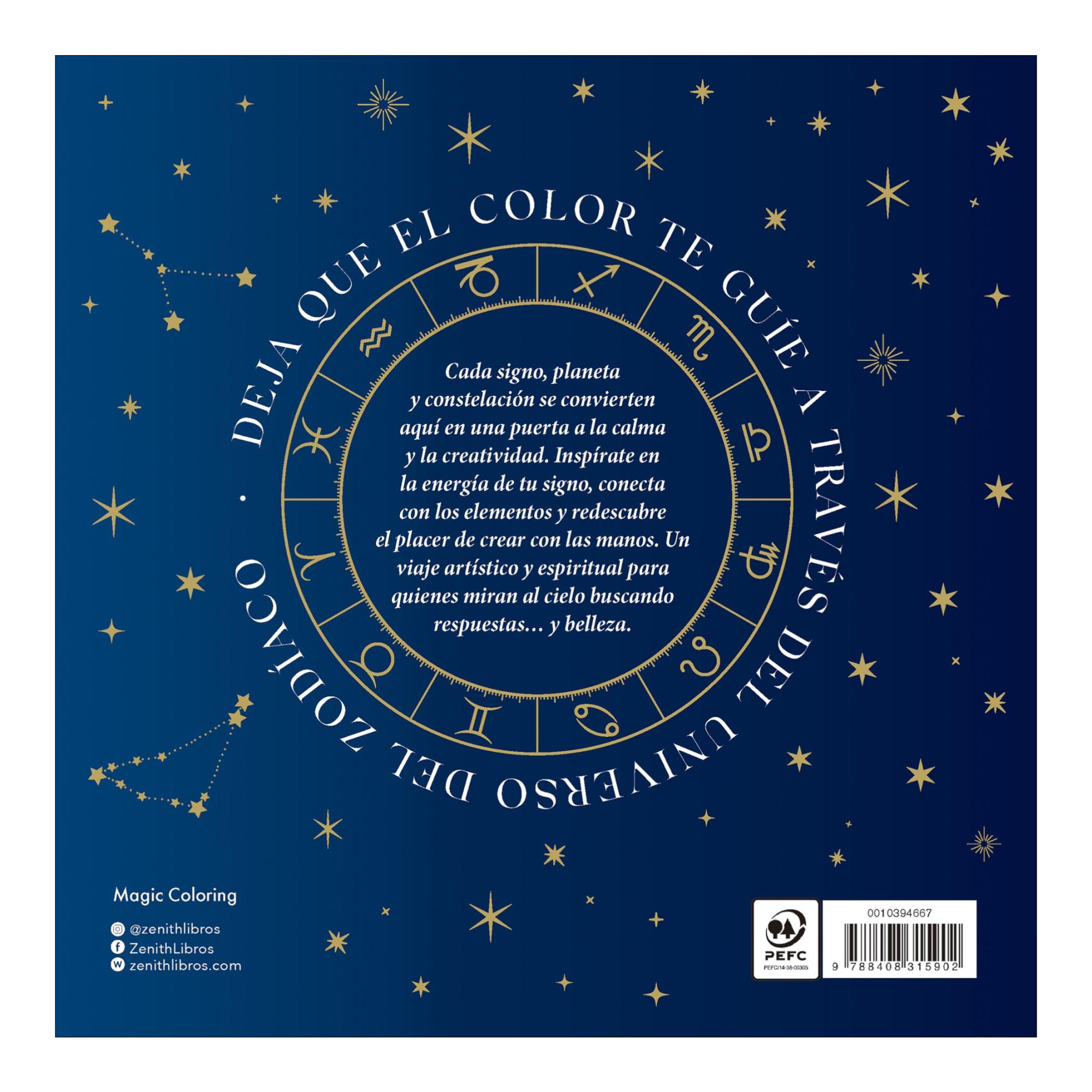 Horóscopo para colorear: Colorea los signos, planetas y constelaciones del zodíaco (Capa mole) 2