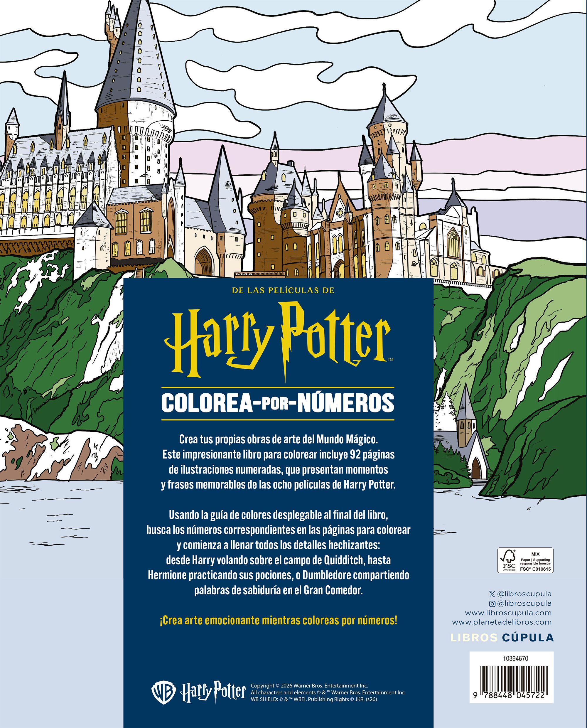 Harry potter: colorea por numeros 2