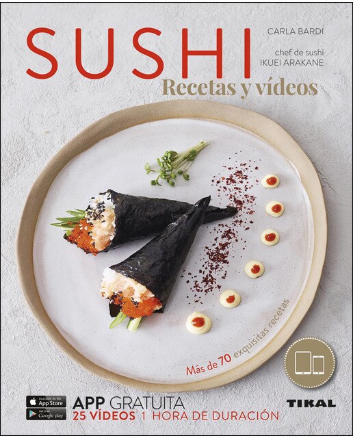 Imagem 0 de Sushi. Recetas y vídeos(Tapa blanda)