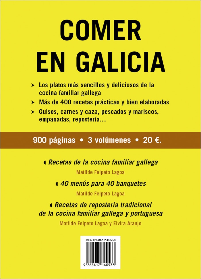 Comer en galicia(Tapa blanda) 1