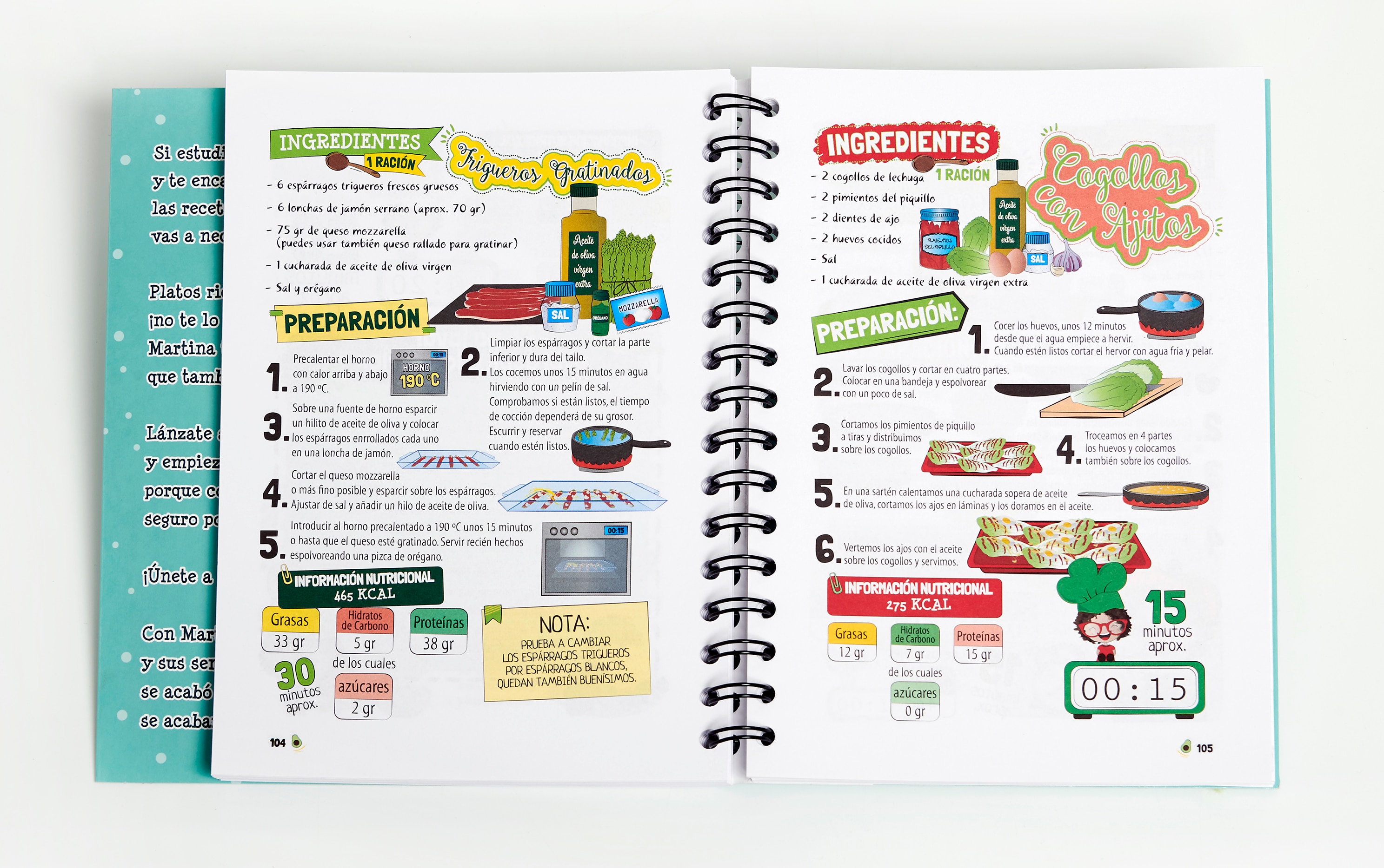 Las recetas saludables de Martina: Para opositor@s y estudiantes 2