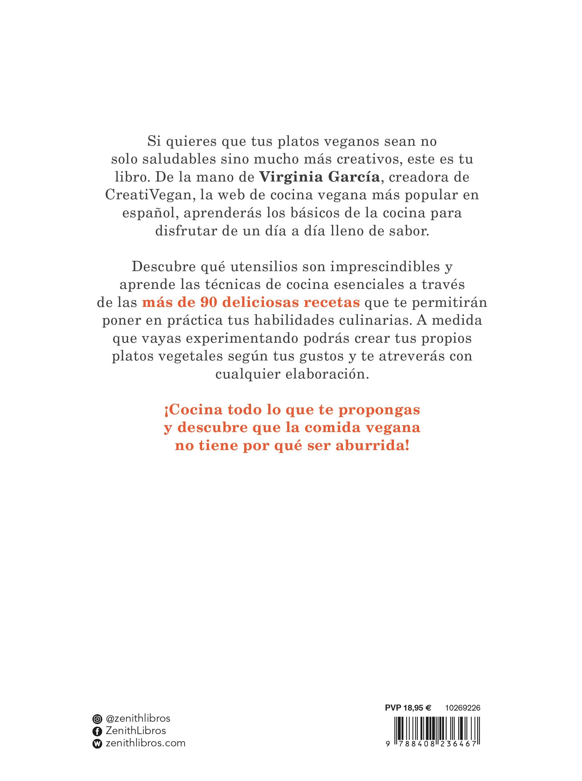 Cocina vegana creativa: Técnicas, trucos y recetas para aprender a hacer platoso deliciosos y saludables (Capa mole com abas) 2