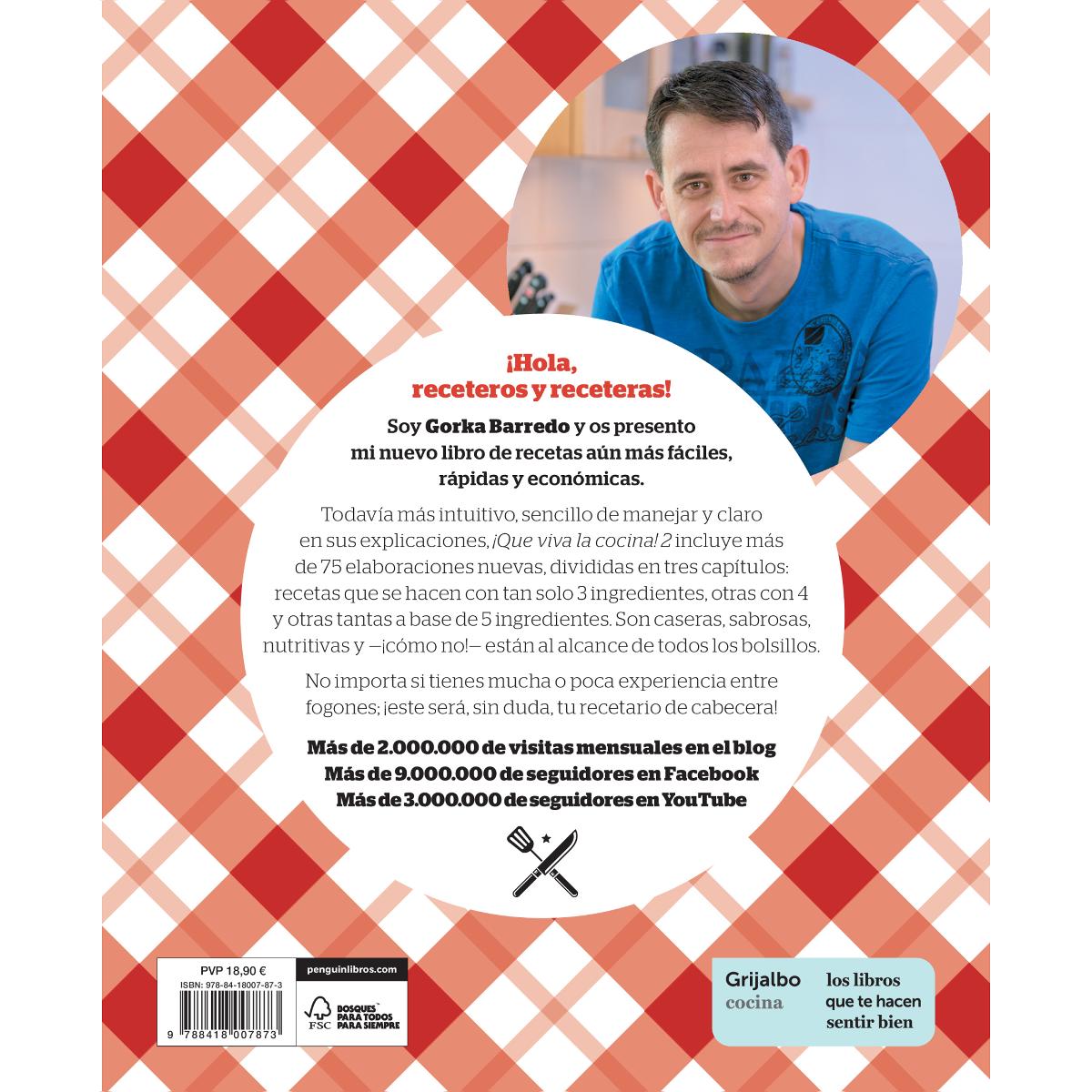 ¡Que viva la cocina! 2: Recetas caseras y fáciles con 3, 4 y 5 ingredientes (Capa mole) 2
