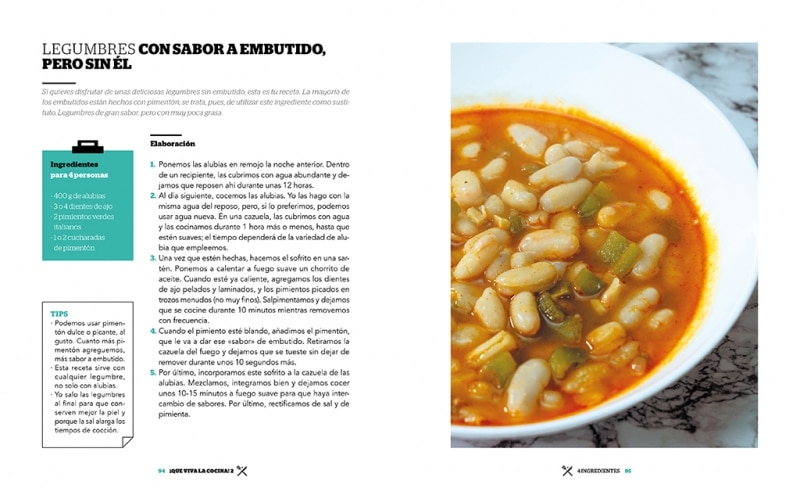 ¡Que viva la cocina! 2: Recetas caseras y fáciles con 3, 4 y 5 ingredientes (Capa mole) 12