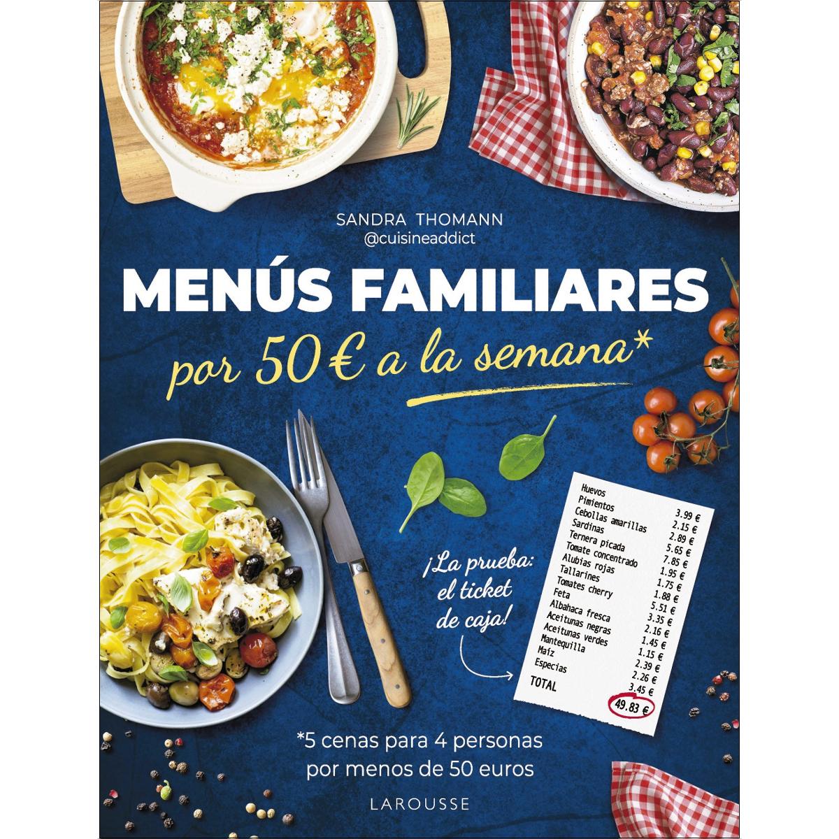 Imagen 1 de Menús familiares por 50 euros a la semana  (Tapa blanda con solapas)
