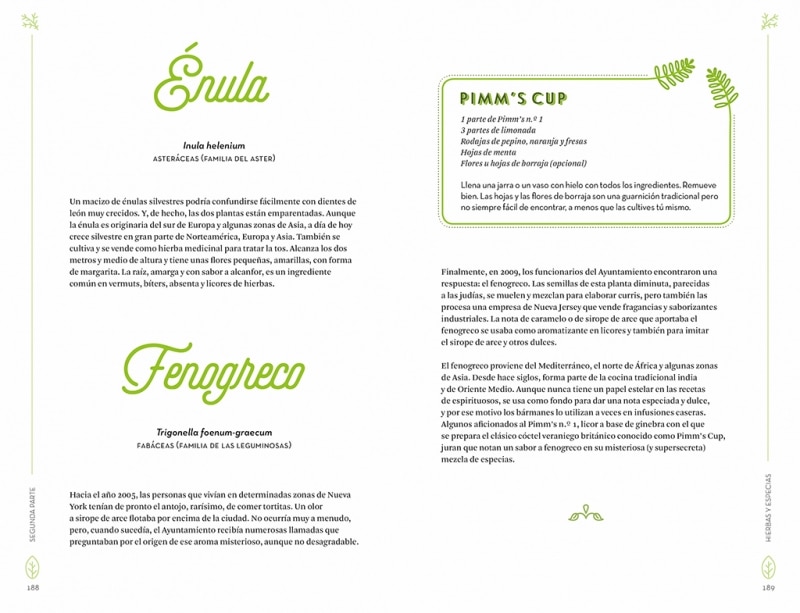 Botánica para cócteles: Las plantas que han dado origen a las mejores bebidas del mundo (Capa mole) 4